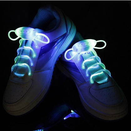 LED Glow Sport Shoelaces – Fibre-Optic Light-Up Laces (view 10)