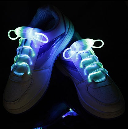 LED Glow Sport Shoelaces – Fibre-Optic Light-Up Laces (view 10)