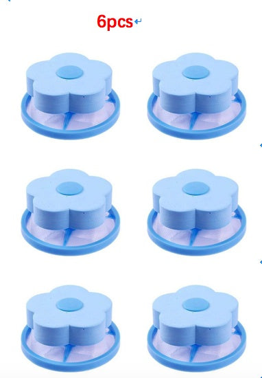 Washing Machine Floating Hair Filter – Flower Design (view 4)