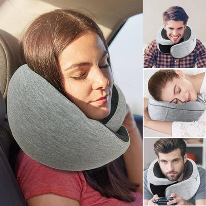 Memory Foam U-Shape Travel Neck Pillow – Compact