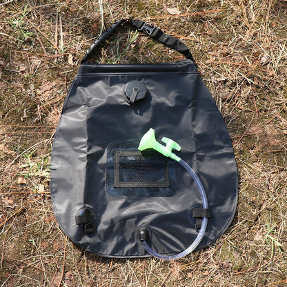 Solar Camping Shower Bag – 20L PVC with Thermometer