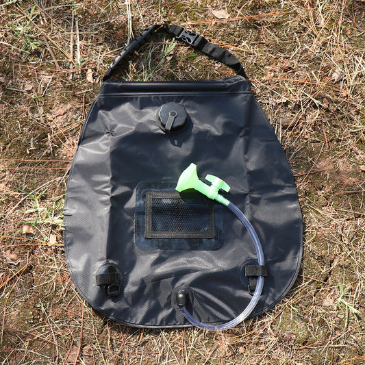 Solar Camping Shower Bag – 20L PVC with Thermometer