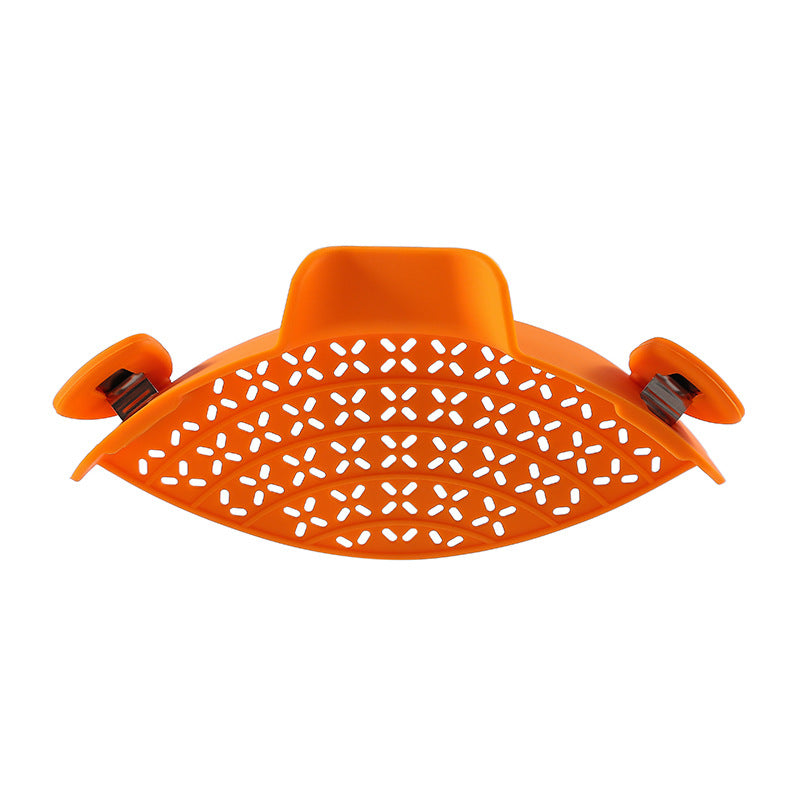 Silicone Pot Side Drain Stopper – Spill-Proof Strainer (view 6)
