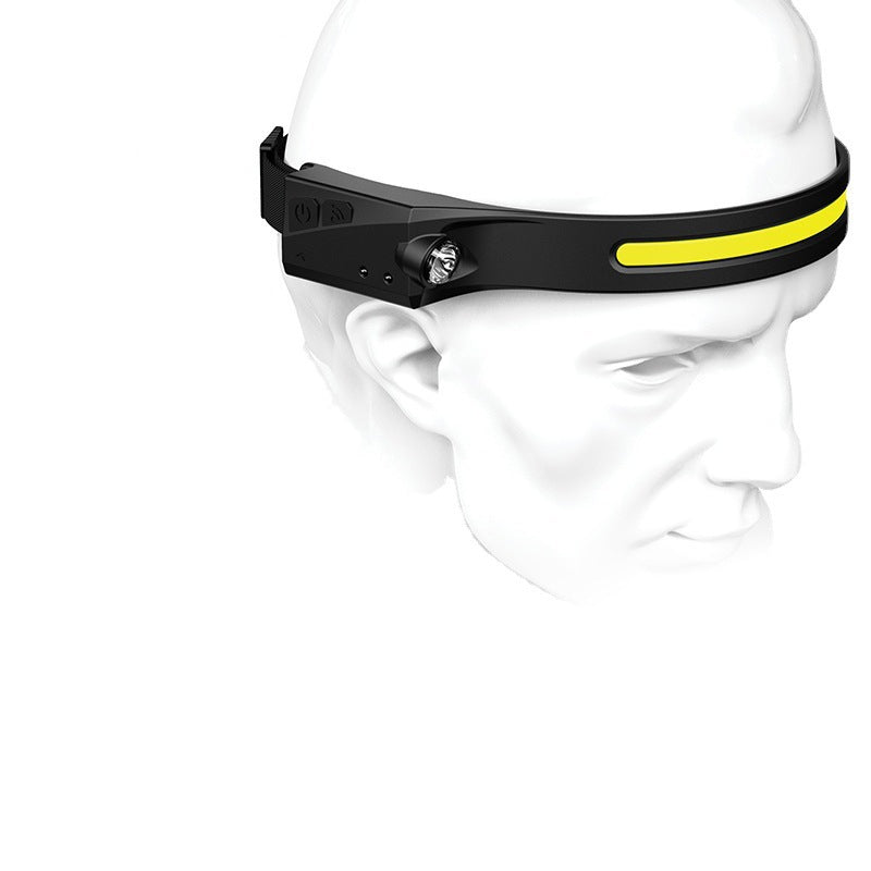 USB Rechargeable COB LED Headlamp – Wave Sensor 350lm (view 10)