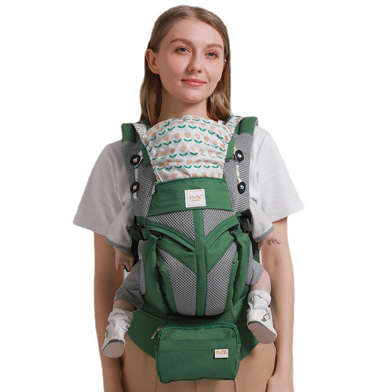 Front & Back Baby Carrier – Cotton, 0–48 Months (view 2)