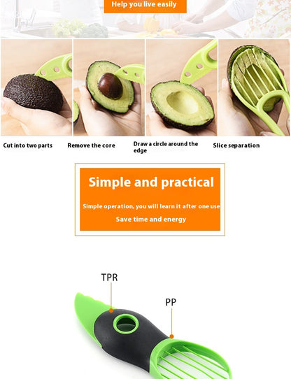 3-in-1 Avocado Corer – Slicer, Pitter & Separator Tool (view 5)