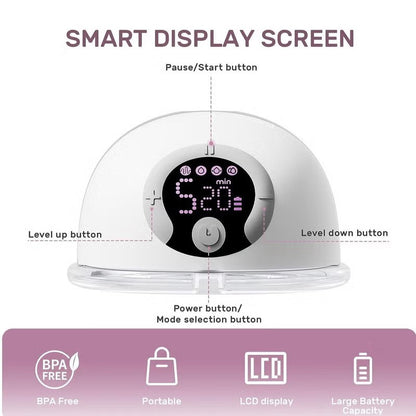 Electric Breast Pump – Hands-Free, Silent Silicone (view 2)