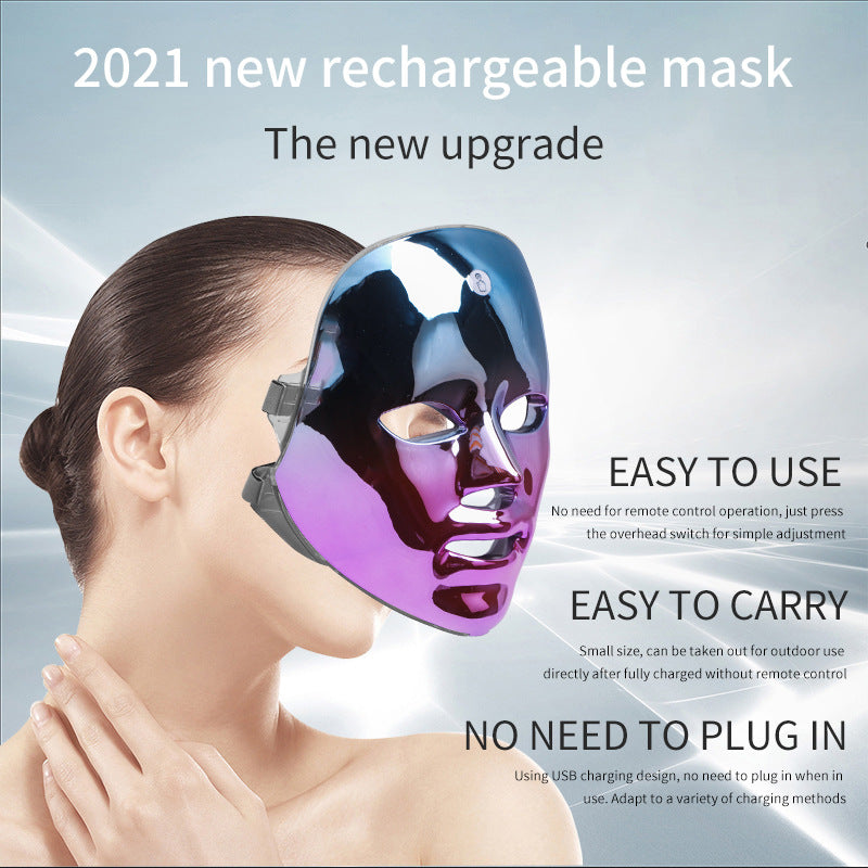 LED Colour Light Face Mask – Skin Rejuvenation (view 2)