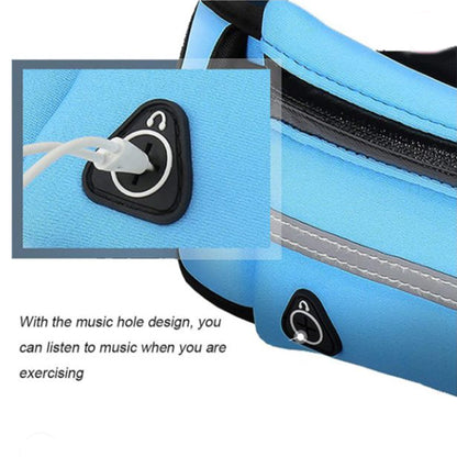 Nylon Sports Waist Bag – Slim Running Fanny Pack 20cm (view 10)