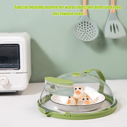 Microwave Splashproof Food Cover – High-Temp PC Lid 26cm