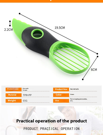 3-in-1 Avocado Corer – Slicer, Pitter & Separator Tool (view 7)
