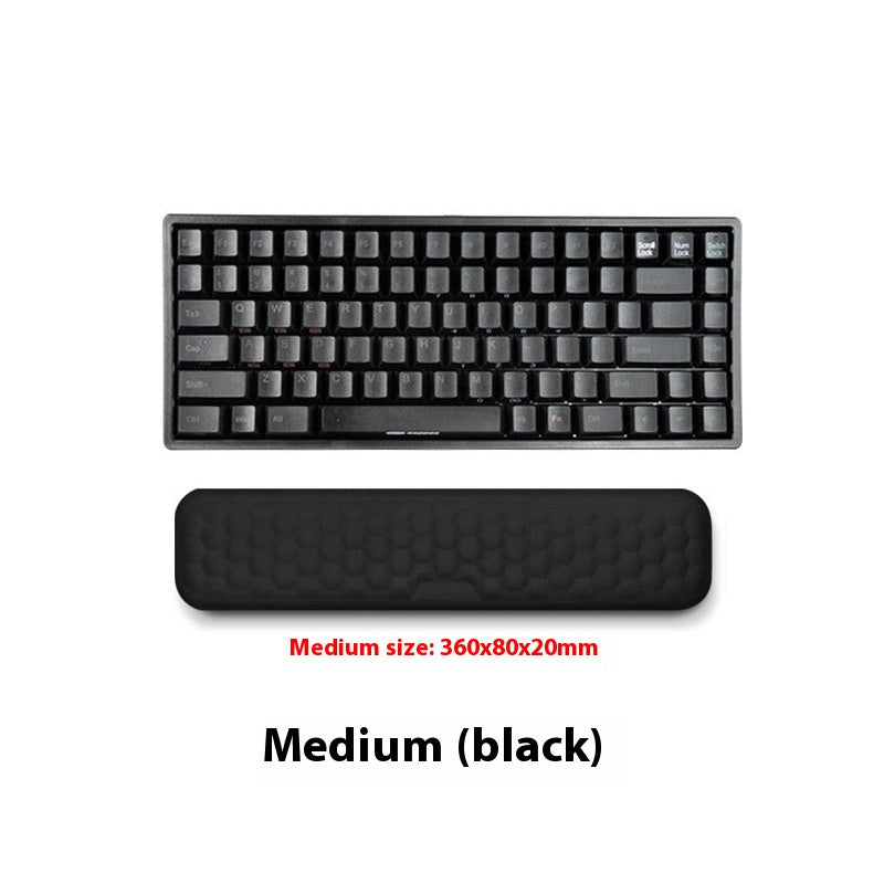 RGB Luminous Keyboard Wrist Rest – Cowhide, Waterproof (view 10)