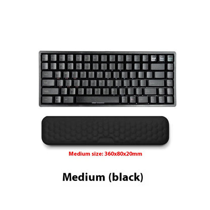 RGB Luminous Keyboard Wrist Rest – Cowhide, Waterproof (view 10)