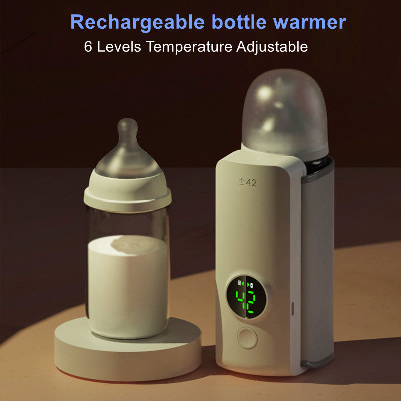 Portable Baby Bottle Warmer – USB Wireless 42°C (view 3)