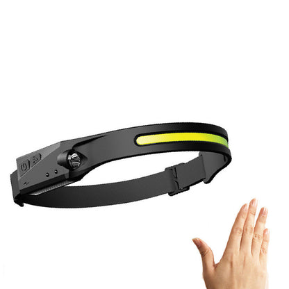 USB Rechargeable COB LED Headlamp – Wave Sensor 350lm (view 2)