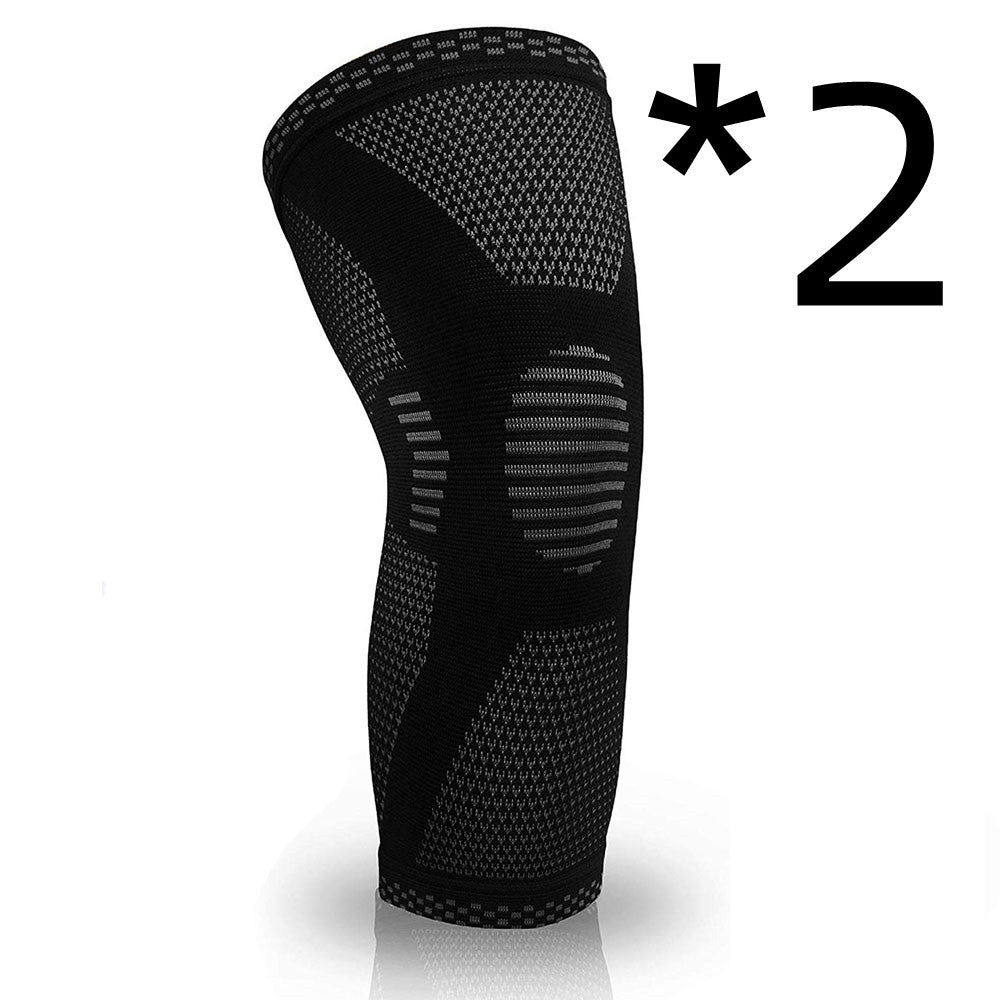 Knitted Sports Knee Pads – Nylon Support for Adults (view 9)