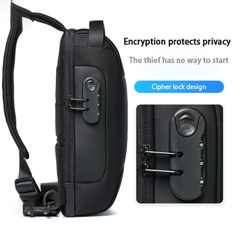 Waterproof USB Anti-Theft Oxford Crossbody Bag (view 8)