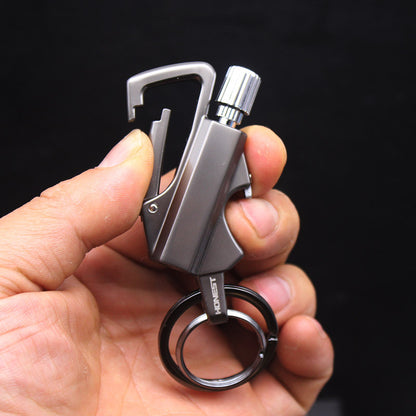 Metal Keychain Flint Lighter – EDC Survival Multi-Tool (view 8)