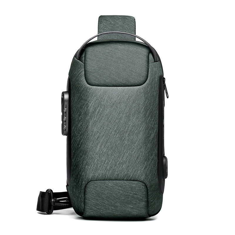 Waterproof USB Anti-Theft Oxford Crossbody Bag (view 5)