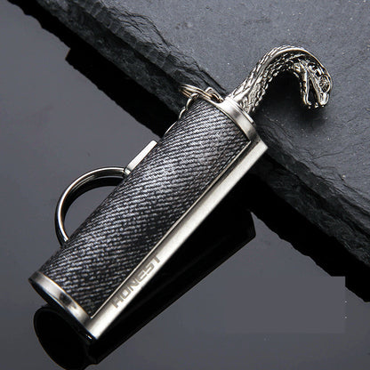 Metal Keychain Flint Lighter – EDC Survival Multi-Tool (view 2)