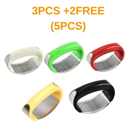 Stainless Steel Garlic Press – Non-Slip Ergonomic Handle (view 14)
