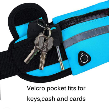 Nylon Sports Waist Bag – Slim Running Fanny Pack 20cm (view 4)