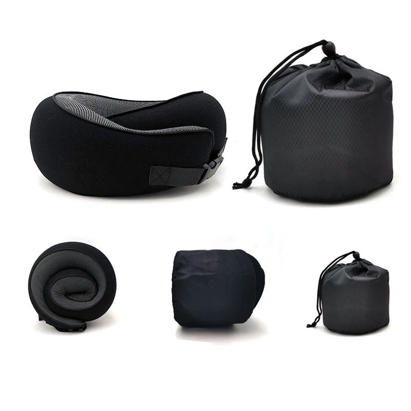 Memory Foam U-Shape Travel Neck Pillow – Compact (view 5)