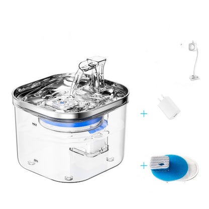 304 Stainless Steel Pet Water Fountain – 2L Auto Pump (view 3)